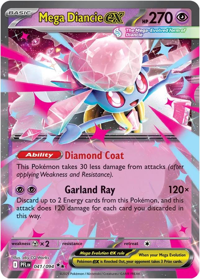 Mega Diancie EX - Phantasmal Flames