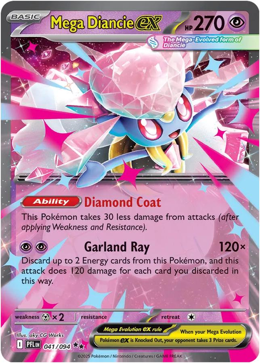 Mega Diancie EX - Phantasmal Flames