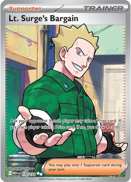 Lt. Surge's Bargain Full Art - Mega Evolution