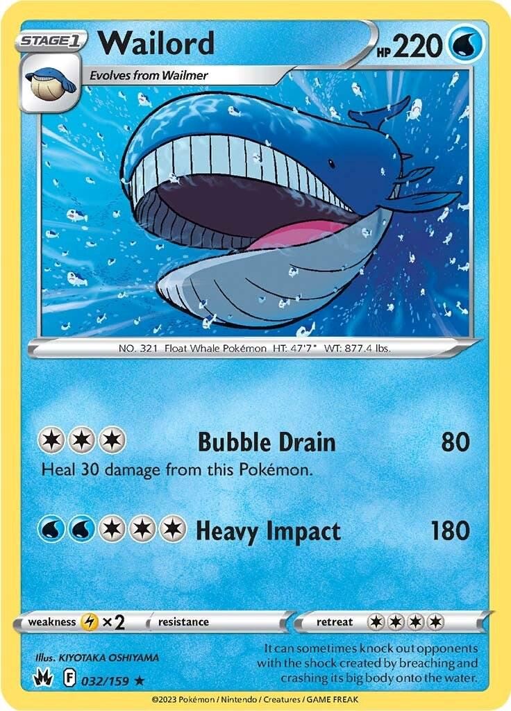 Wailord - Crown Zenith