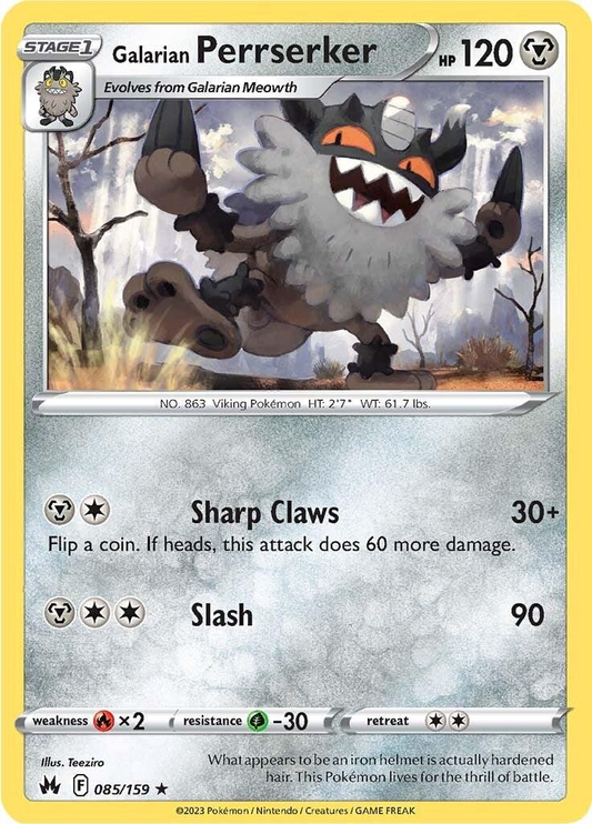 Galarian Perrserker - Crown Zenith