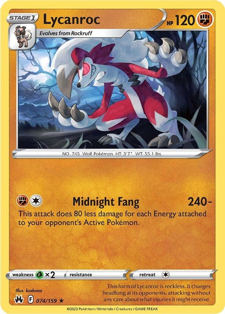 Lycanroc - Crown Zenith