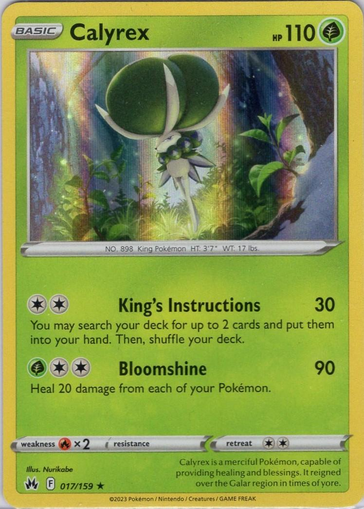 Calyrex Holografico - Crown Zenith