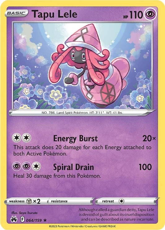 Tapu Lele Holografico - Crown Zenith