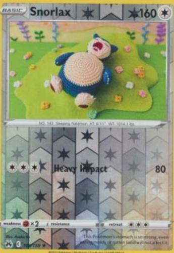 Snorlax Reverse Holografico - Crown Zenith