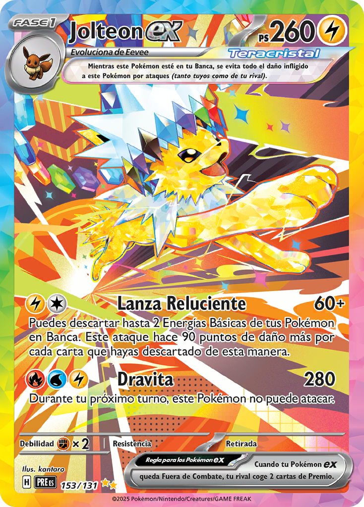 Jolteon Special Illustration - Evoluciones Prismaticas