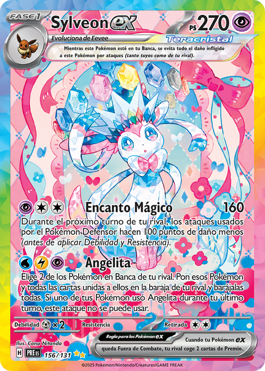 Sylveon EX Special Illustration - Evoluciones Prismaticas
