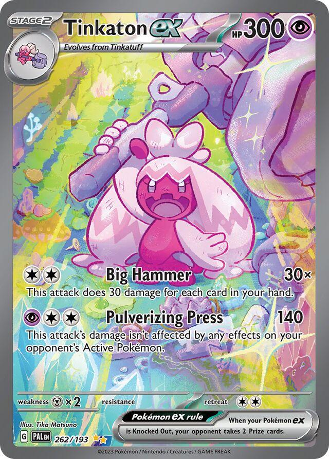 Tinkaton EX Special Illustration - Paldea Evolved