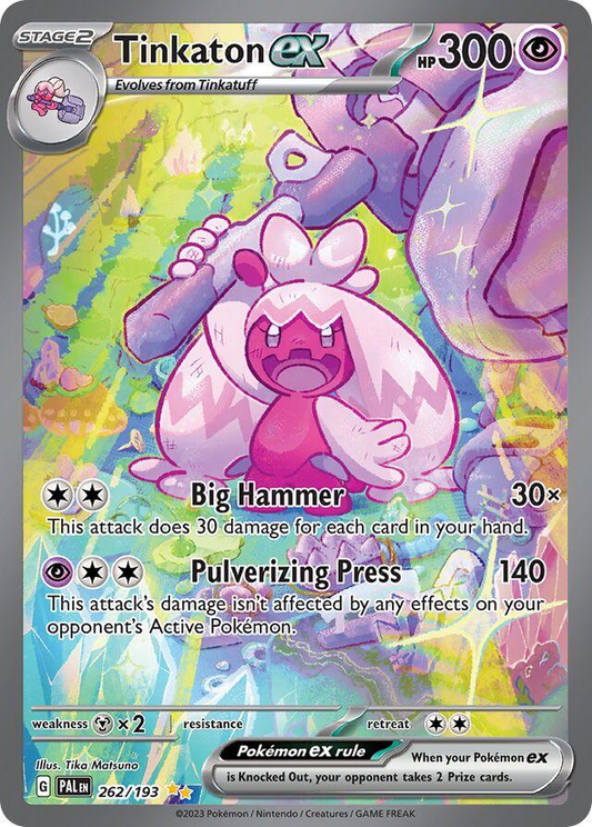 Tinkaton EX Special Illustration - Paldea Evolved