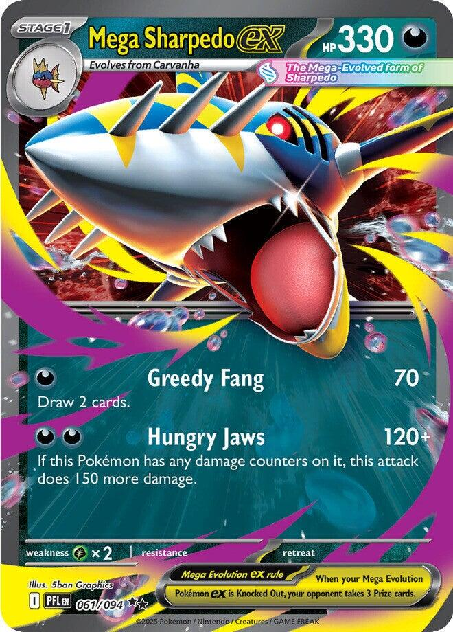 Mega Sharpedo EX - Llamaradas Fantasmales
