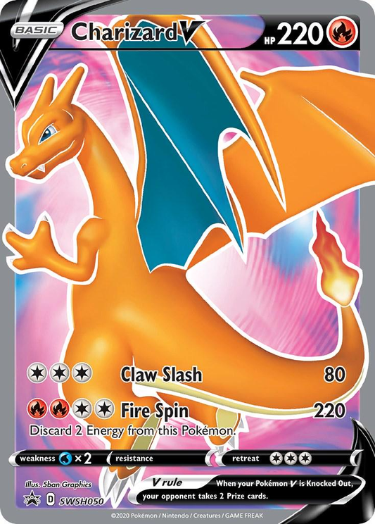 Charizard V Full Art - Sword & Shield Promo
