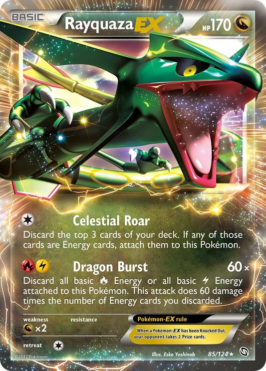 Rayquaza EX (LP) - Dragons Exalted