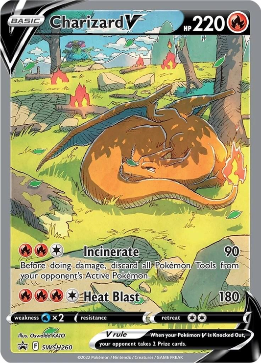 Charizard V Illustration - Sword & Shield Promo