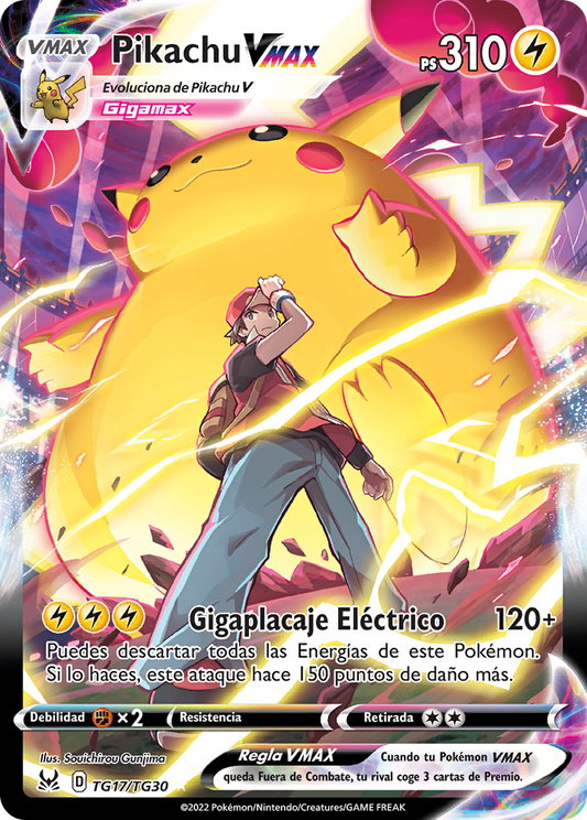 Pikachu VMAX Trainer Gallery - Origen Perdido