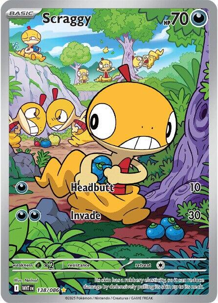 Scraggy Illustration - White Flare