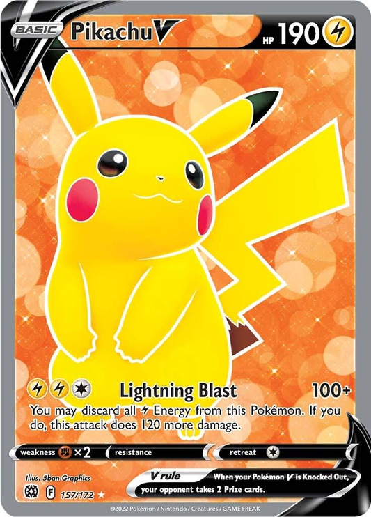 Pikachu V Full Art - Brilliant Stars