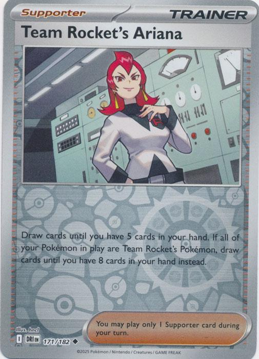 Team Rocket's Ariana Reverse Holografico - Destined Rivals