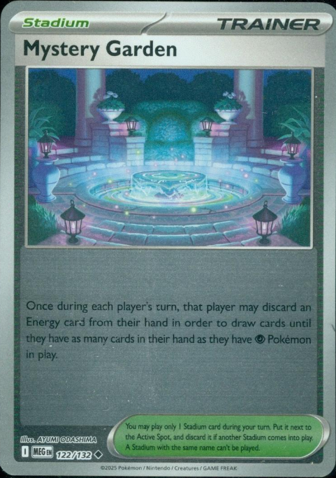Mystery Garden Reverse Holografico - Mega Evolution