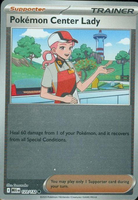 Pokemon Center Lady Reverse Holografico - Mega Evolution