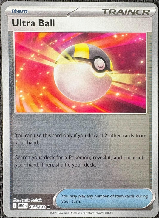 Ultra Ball Reverse Holografico - Mega Evolution