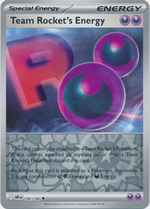 Team Rocket's Energy Reverse Holografico - Destined Rivals