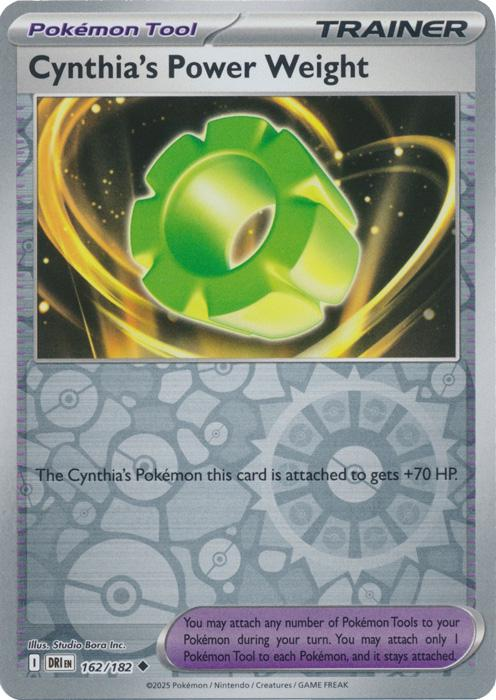 Cynthia's Power Weight Reverse Holo - Destined Rivals
