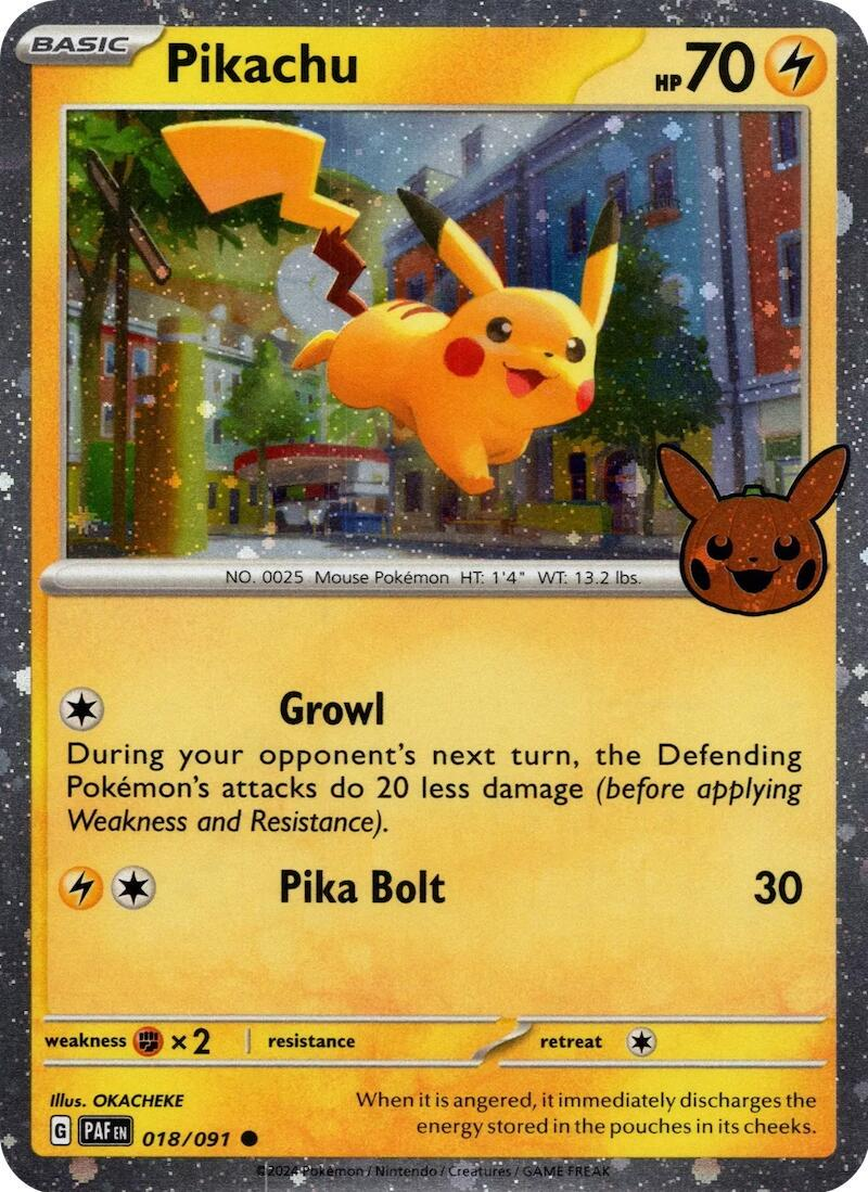 Pikachu Cosmos Holografico - Trick or Trade 2024