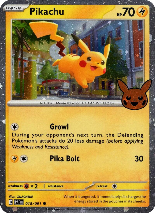 Pikachu Cosmos Holografico - Trick or Trade 2024