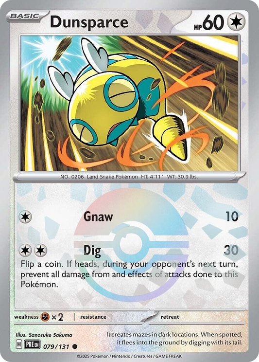 Dunsparce Poke Ball - Prismatic Evolutions