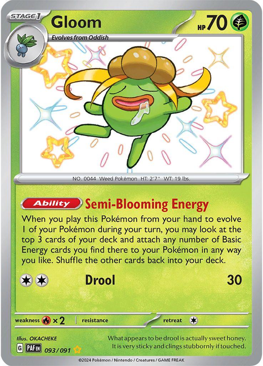 Gloom Shiny - Paldean Fates