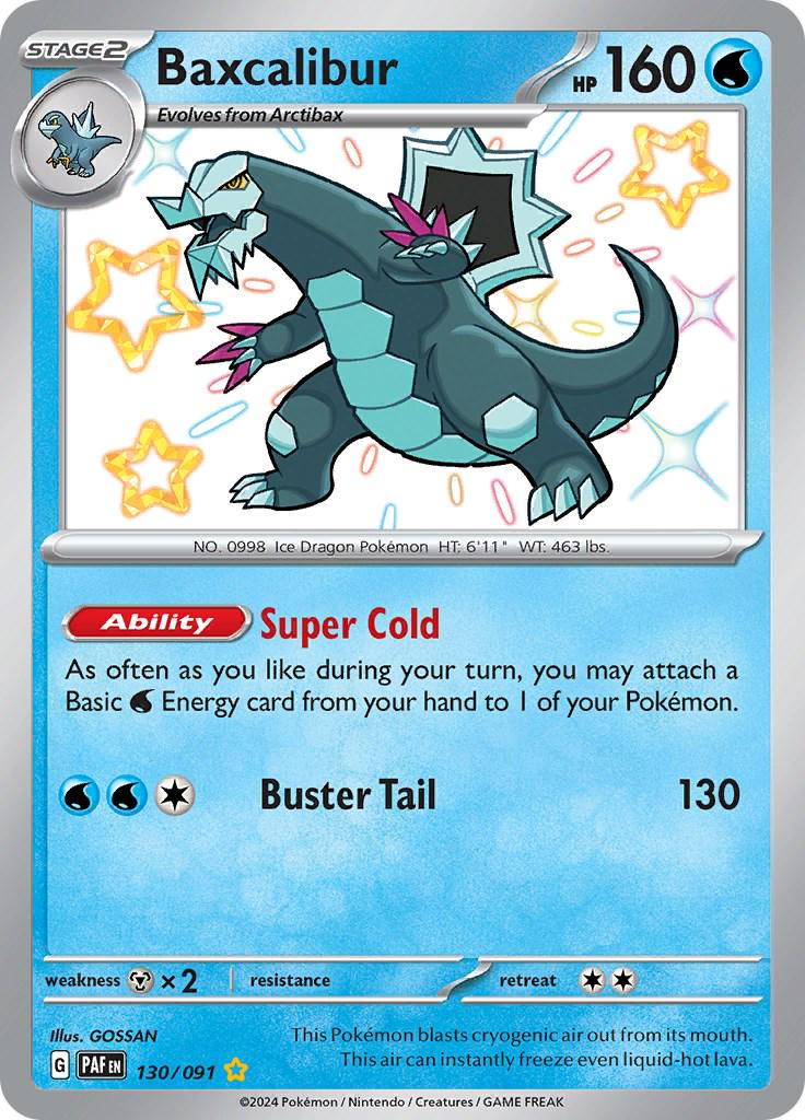 Baxcalibur Shiny - Paldean Fates