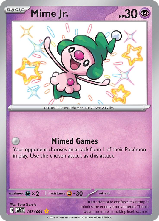 Mime Jr. Shiny - Paldean Fates