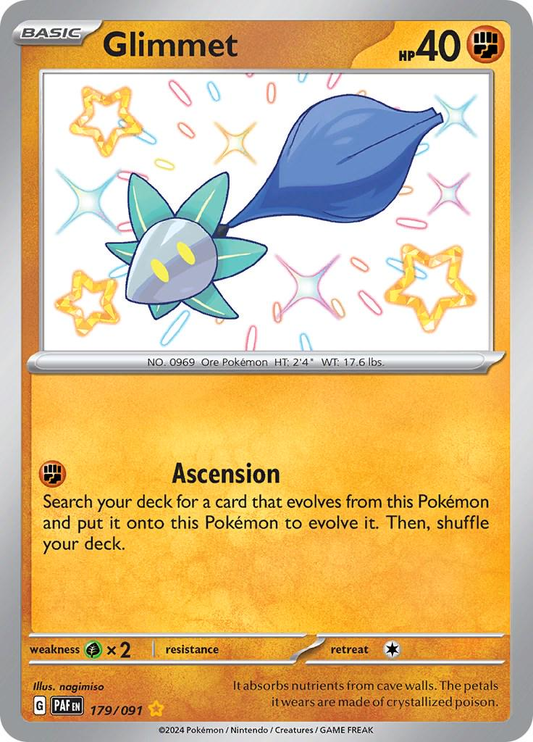 Glimmet Shiny - Paldean Fates