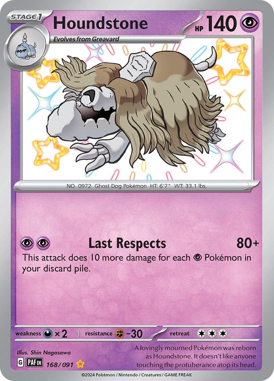 Houndstone Shiny - Paldean Fates
