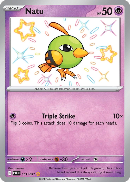 Natu Shiny - Paldean Fates