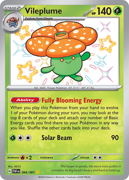 Vileplume Shiny - Paldean Fates