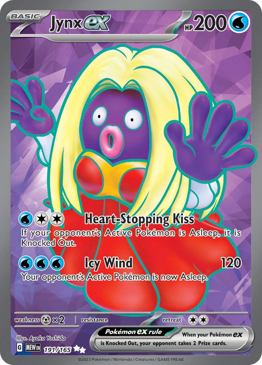 Jynx EX Full Art - Pokemon 151
