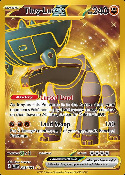 Ting-Lu EX Golden - Paldea Evolved