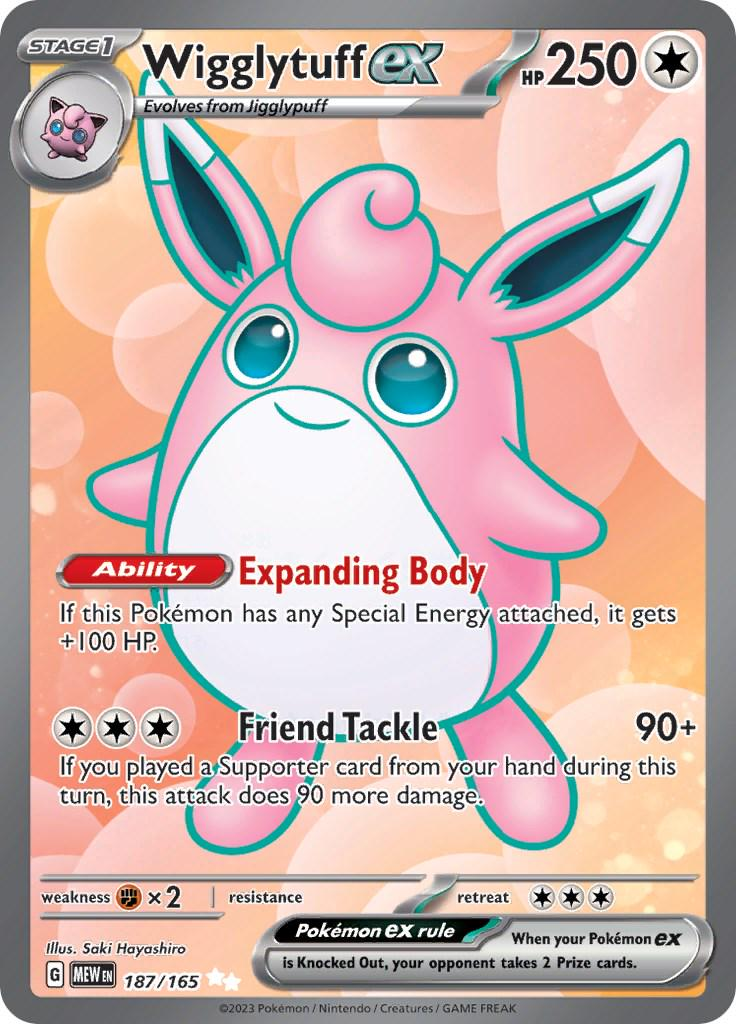 Wigglytuff EX Full Art - Pokemon 151