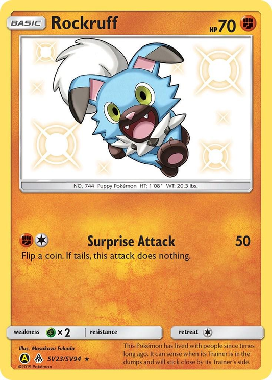 Rockruff Shiny - Hidden Fates