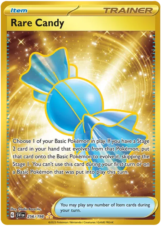 Rare Candy Golden - Scarlet & Violet Base Set