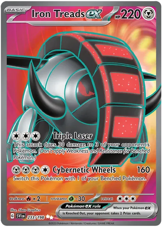 Iron Treads EX Full Art - Scarlet & Violet Base Set
