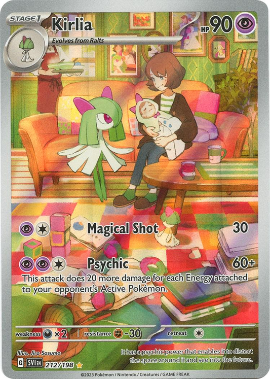 Kirlia Illustration - Scarlet & Violet Base Set