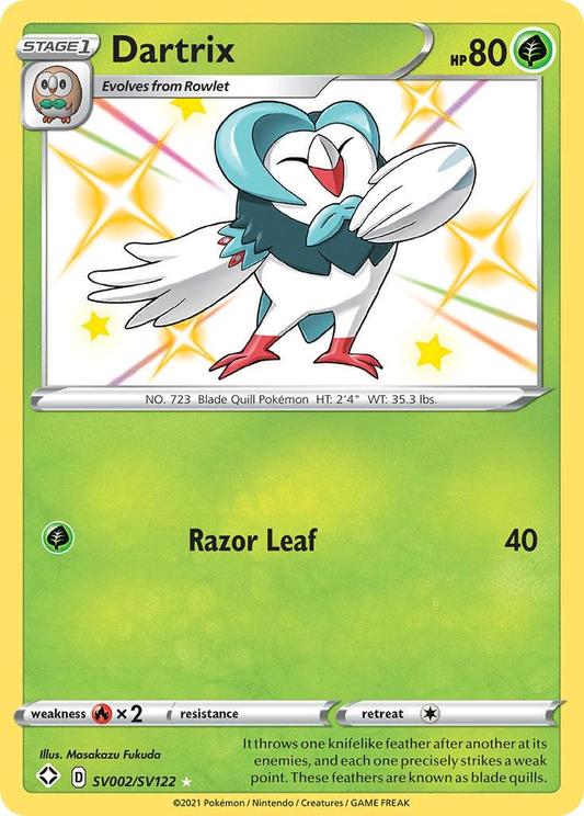 Dartrix Shiny - Shining Fates