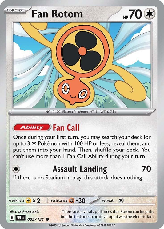 Fan Rotom - Prismatic Evolutions