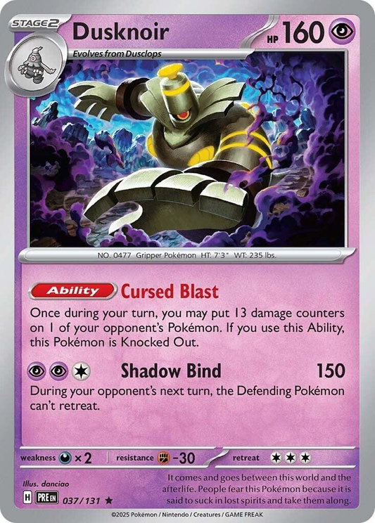 Dusknoir Holografico - Prismatic Evolutions
