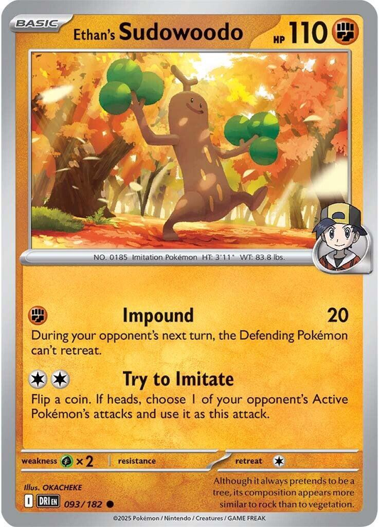 Ethan's Sudowoodo - Destined Rivals