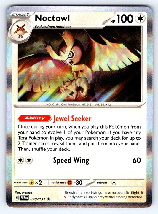 Noctowl Holografico - Prismatic Evolutions