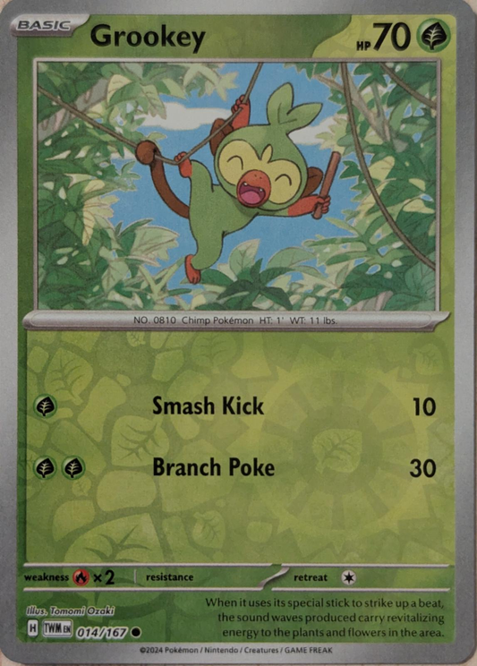 Grookey Reverse Holografico - Twilight Masquerade