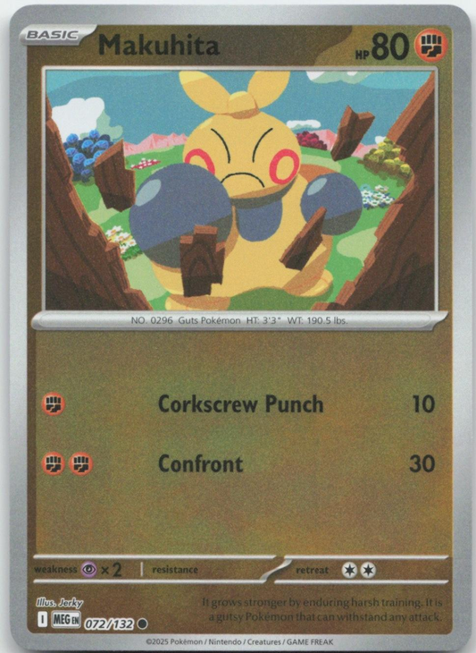 Makuhita Reverse Holografico - Mega Evolution